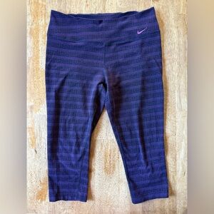 Nike Purple Leggings Athletic Fit